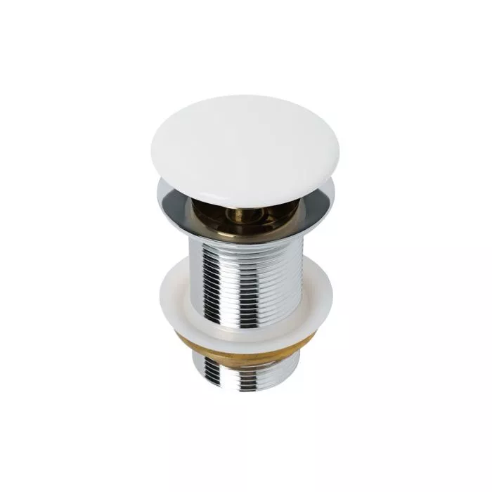 Basin Waste Pop in Gloss White Unslotted 32mm