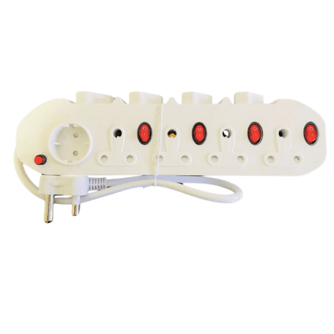 9Way Multi Plug With Switches Reddison