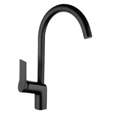 Bijiou Maine Sink Mixer Deck Type Black.