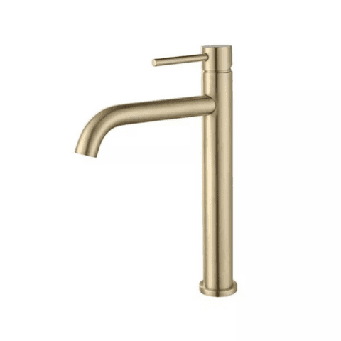 Bijiou Stylet Gold Basin Mixer Long Body.