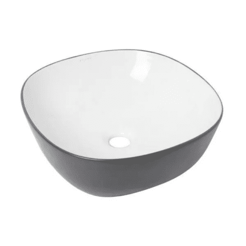 Bijiou Evoque Onyx Grey Freestanding Basin.