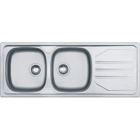 Franke Nouveau Double Bowl Sink Stainless Steel.