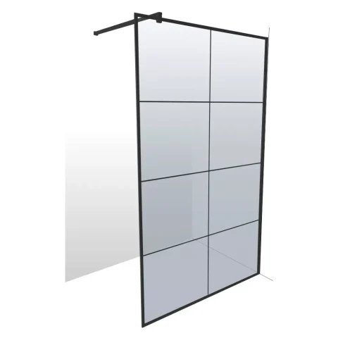 shower screen black